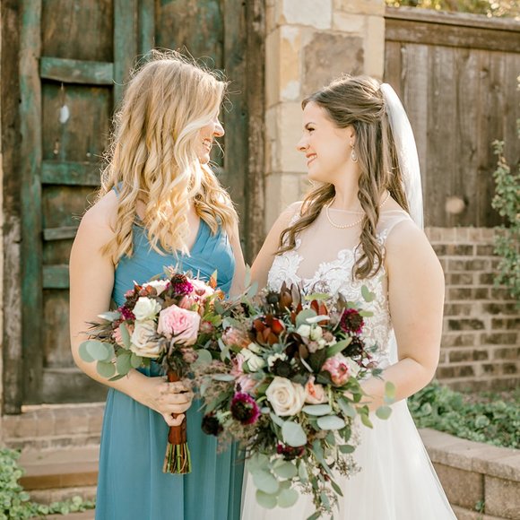 David's Bridal Steel Blue Size 2 Formal Dress - Picture 14 of 15